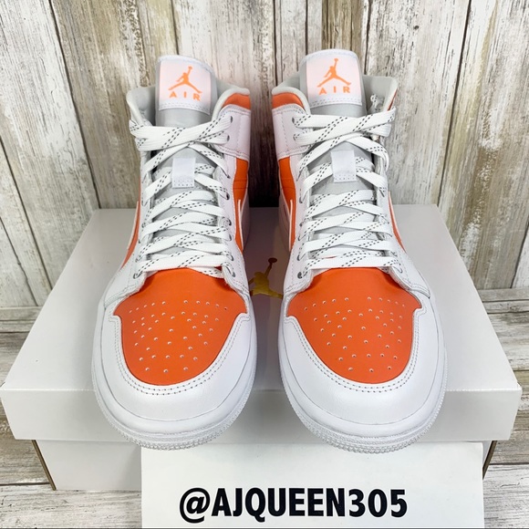 Air Jordan 1 Mid Bright Citrus WMNS - Picture 3 of 6